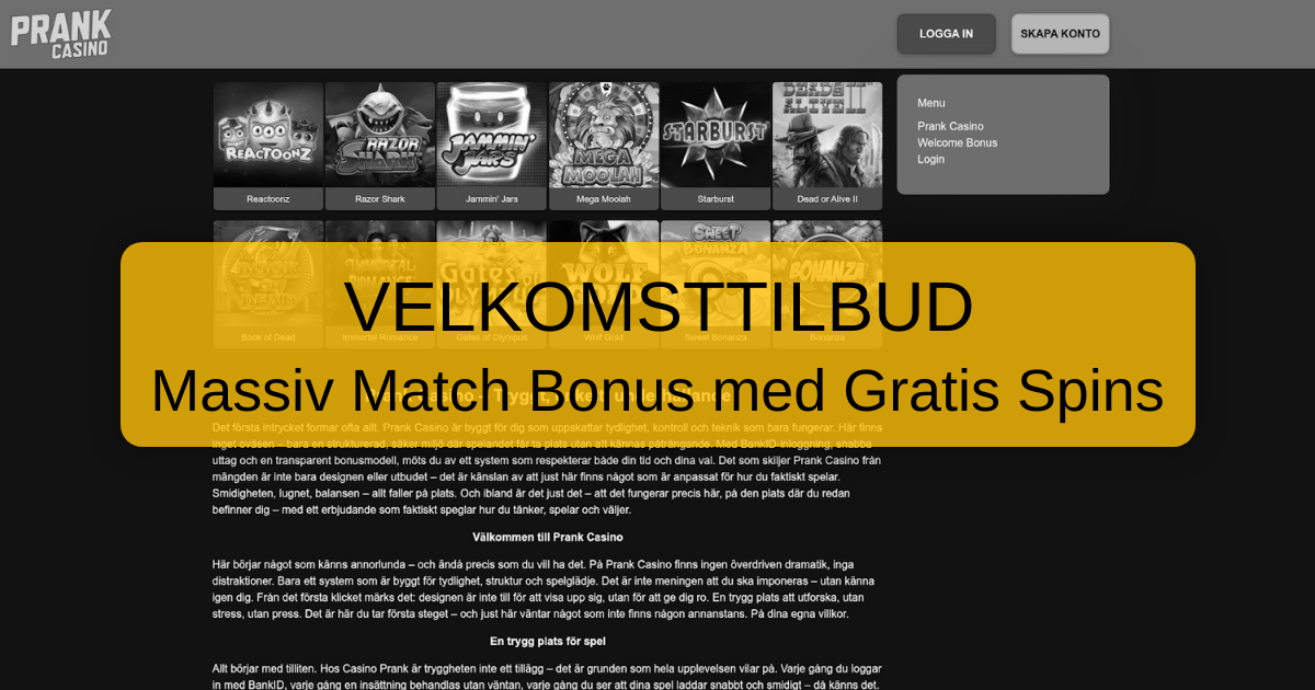 Prank Casino Danmark